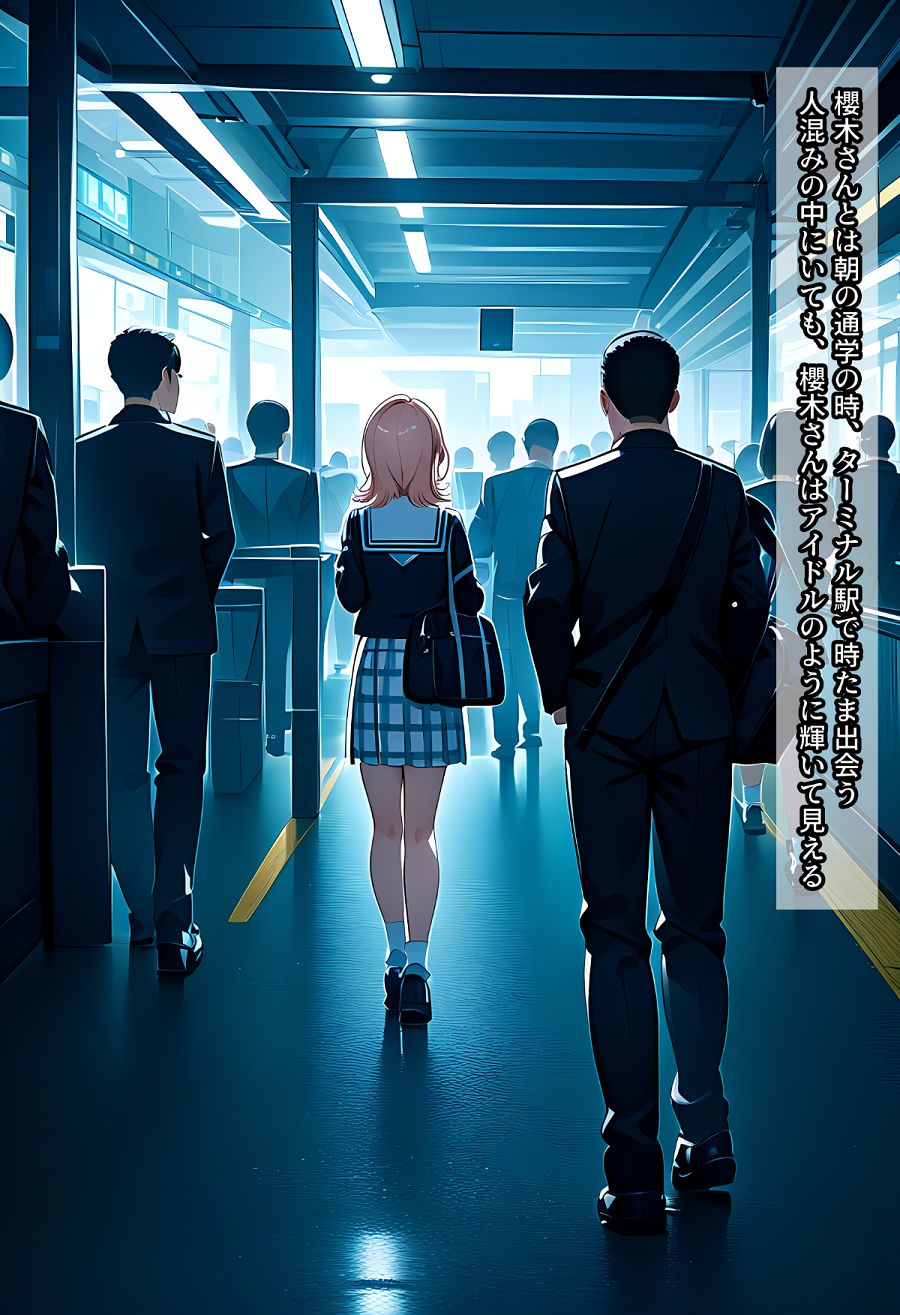 サンプル画像2:同級生の櫻木さんを盗撮して脅迫した話(相田ナリラ) [d_454473]