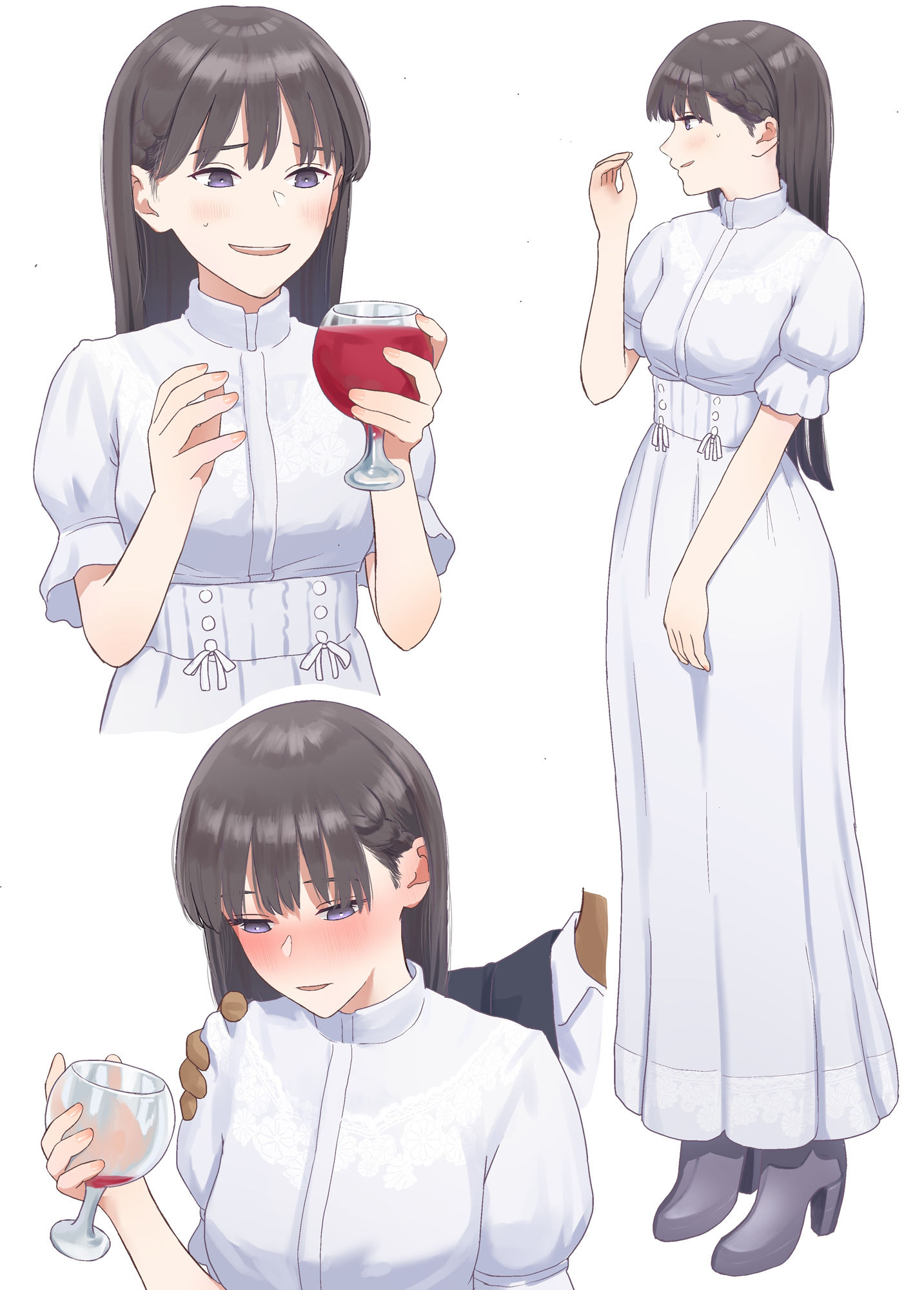 サンプル画像2:パーティーの後で(とげとげ娘) [d_454530]