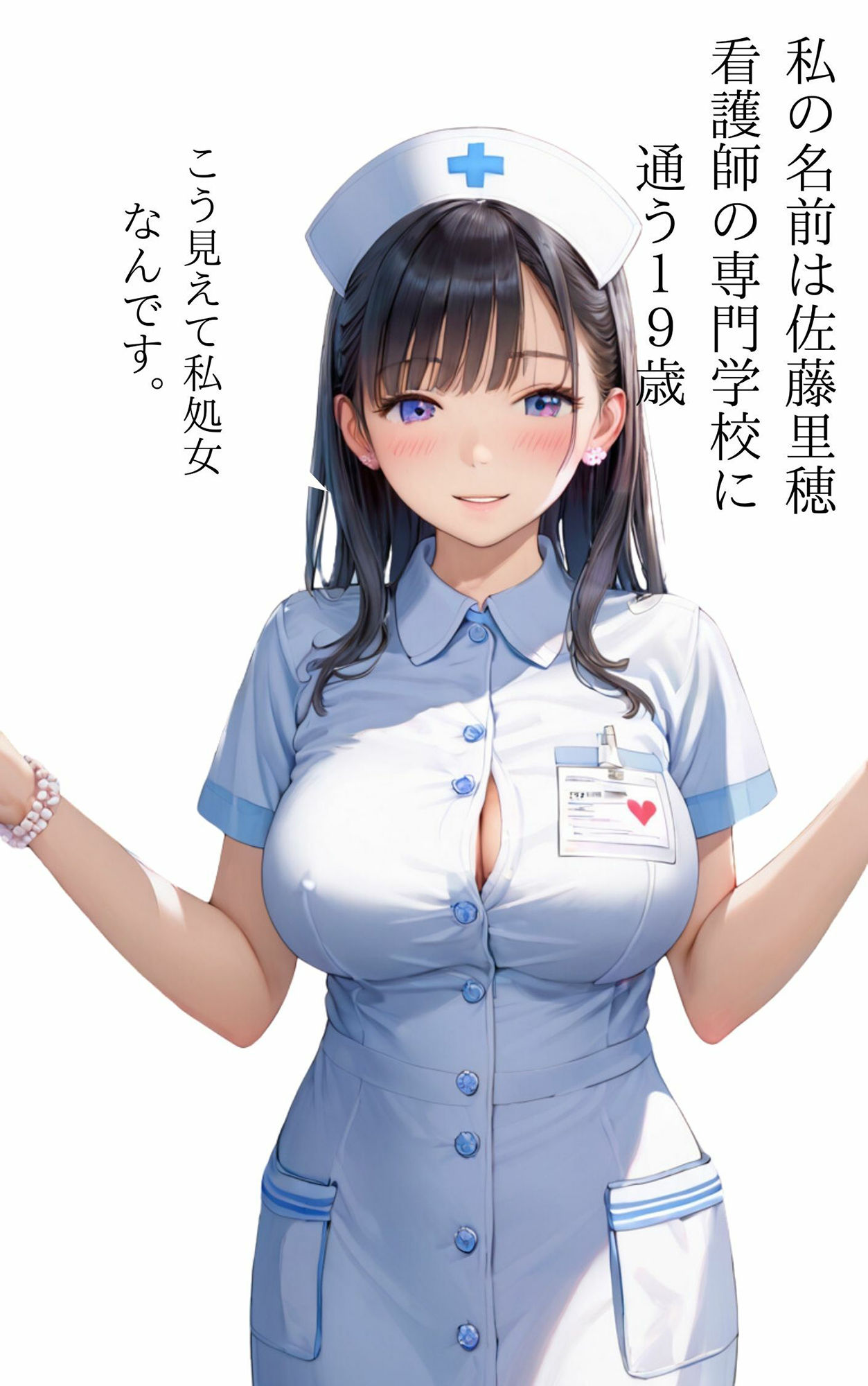 サンプル画像1:病院実習に来た処女看護学生がどエロナースになるまで(sksk) [d_454531]