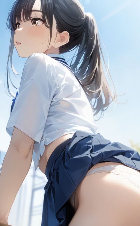 サンプル画像1:見上げる学園生活 NEW(ミックス ステーション) [d_454564]