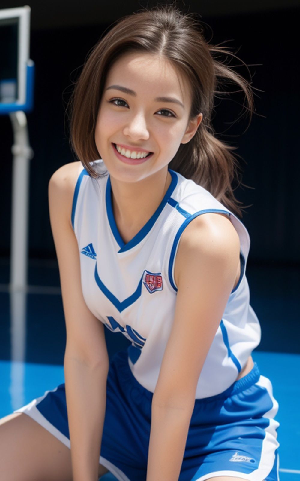 サンプル画像5:バレーボール美女【AIグラドル編集部vol.206】(AI美女出版) [d_454587]