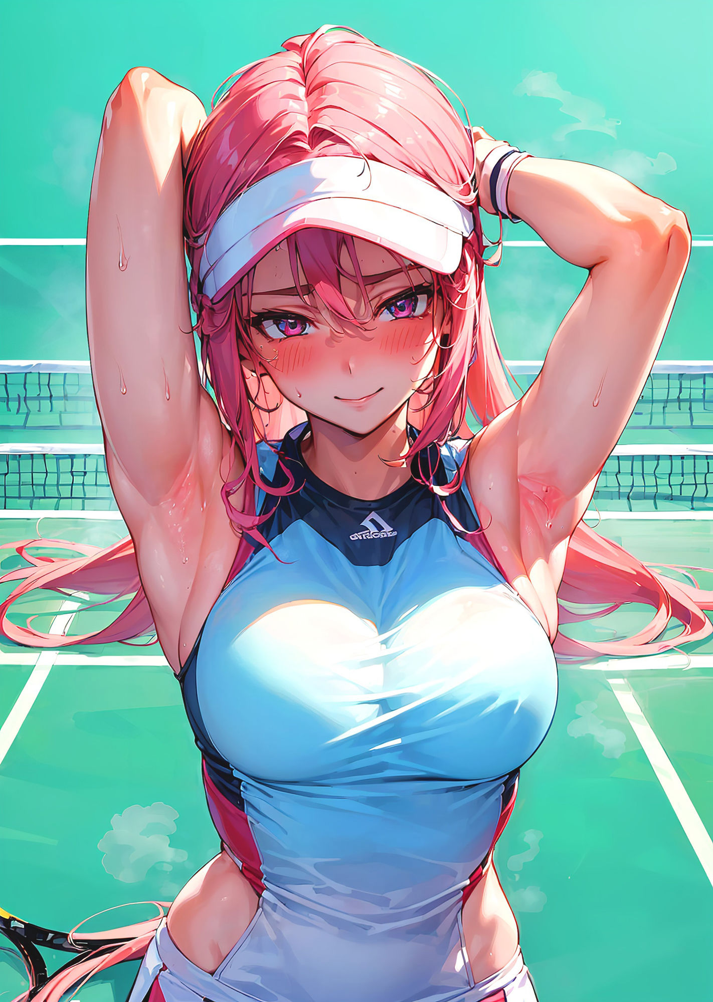 サンプル画像1:テニス部の脇(ぐらびあるび〜すと) [d_454589]