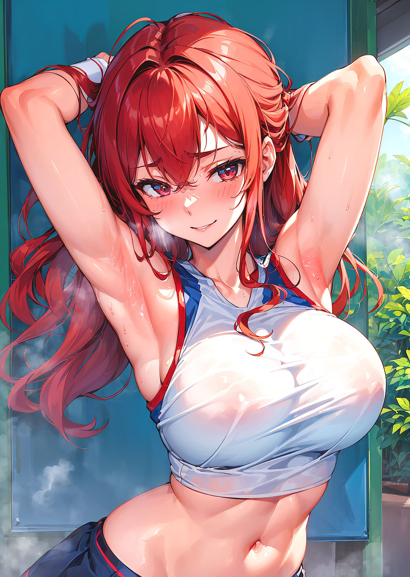 サンプル画像2:テニス部の脇(ぐらびあるび〜すと) [d_454589]