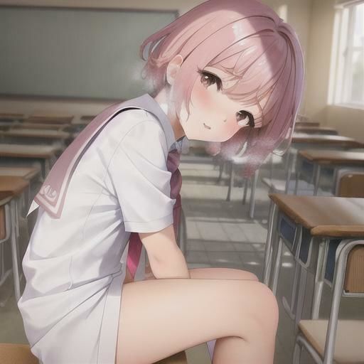 サンプル画像5:ピンク髪ショートレイヤーちゃんのどこでも露出！！(まんまんちん) [d_454652]