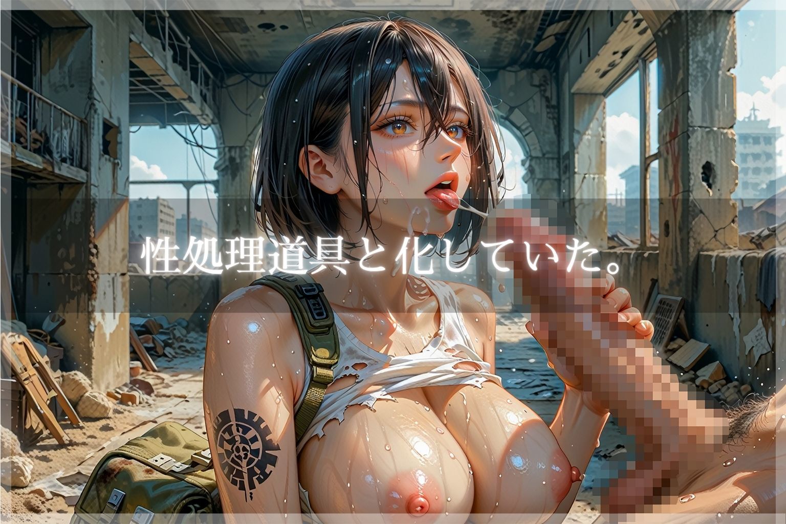 サンプル画像4:無秩序未来都市〜性処理ディストピア〜(えいあいどぉる) [d_454720]