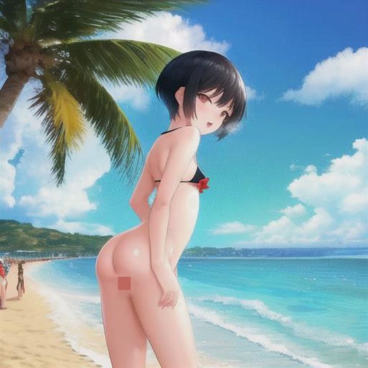 サンプル画像2:黒髪ショートちゃんのどこでも露出！！(まんまんちん) [d_454752]