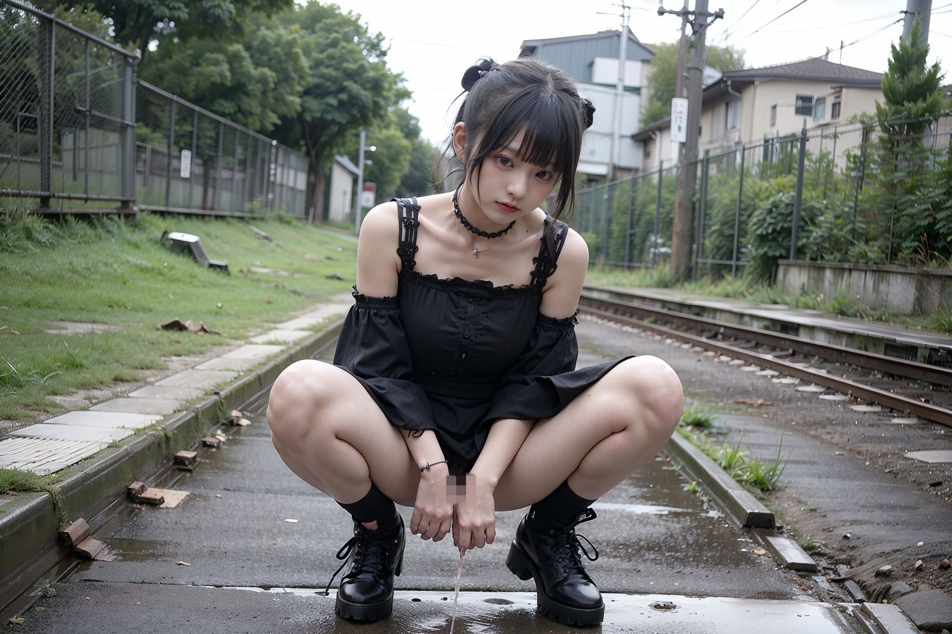 サンプル画像5:野外放尿 露出癖(I.A.) [d_454760]