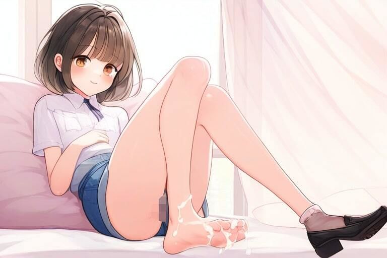 無表情な子とシコシコする〜足コキと本番なしエッチ〜のサンプル画像 6