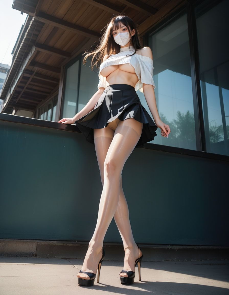 サンプル画像3:美咲のパンティストッキング(My Wife is AI) [d_454806]