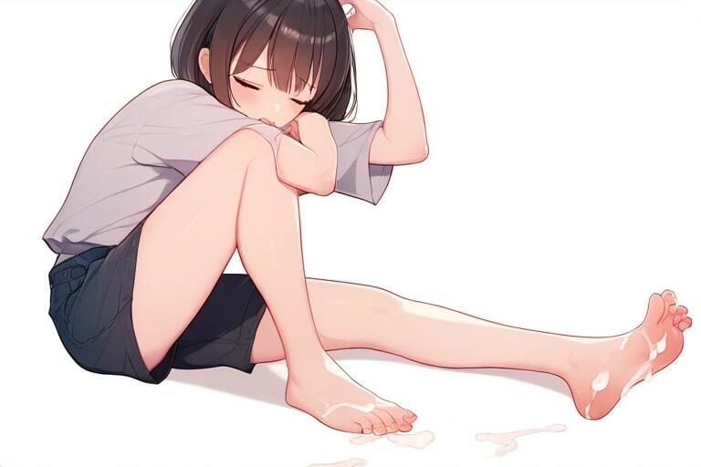 サンプル画像3:ホットパンツの足コキ彼女〜ちょっぴりSな後輩〜(晴耕雨読) [d_454809]