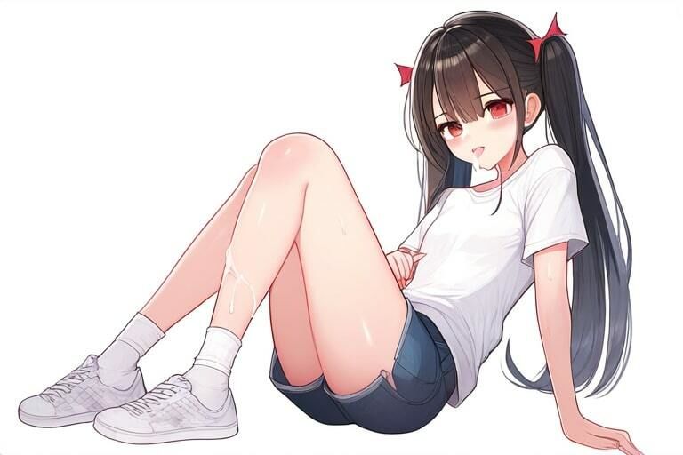 サンプル画像6:ホットパンツの足コキ彼女〜ちょっぴりSな後輩〜(晴耕雨読) [d_454809]