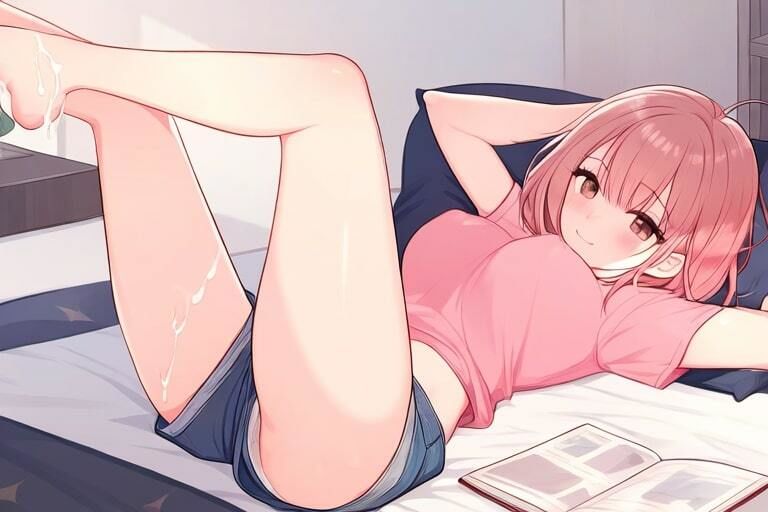 サンプル画像1:巨乳な同級生の足コキ〜エッチしてもいいよ〜(晴耕雨読) [d_454829]