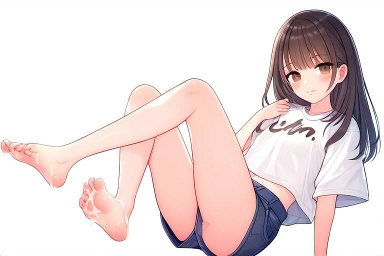 サンプル画像2:巨乳な同級生の足コキ〜エッチしてもいいよ〜(晴耕雨読) [d_454829]