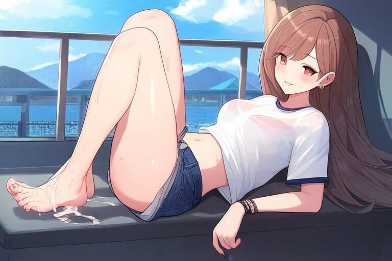 サンプル画像3:巨乳な同級生の足コキ〜エッチしてもいいよ〜(晴耕雨読) [d_454829]