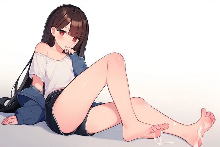 巨乳な同級生の足コキ〜エッチしてもいいよ〜のサンプル画像 6