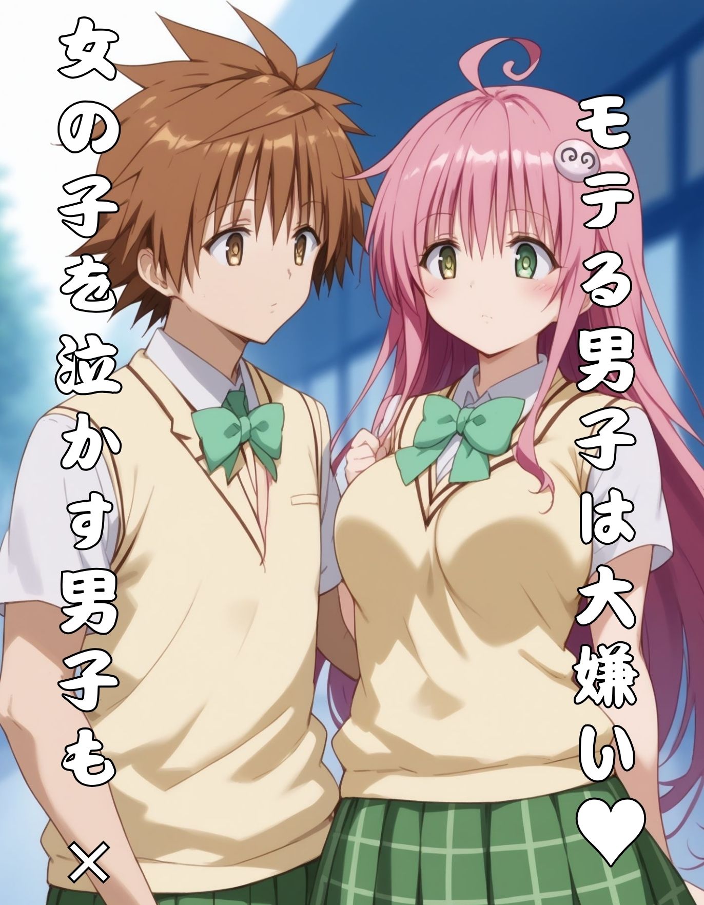 サンプル画像2:NTR画像送信！主人公をバグらせる ねとられ ハルナ 【文字有り】(不倫は文化祭) [d_454839]