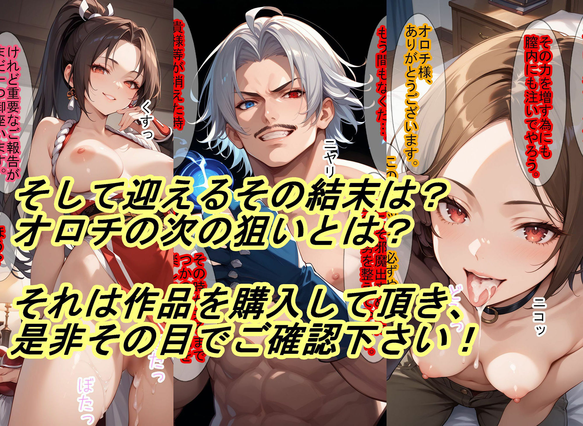 サンプル画像6:【敗北シリーズ】女性格闘チームが、オロチの罠に敗北！2(魔術師プロトン2D) [d_454909]