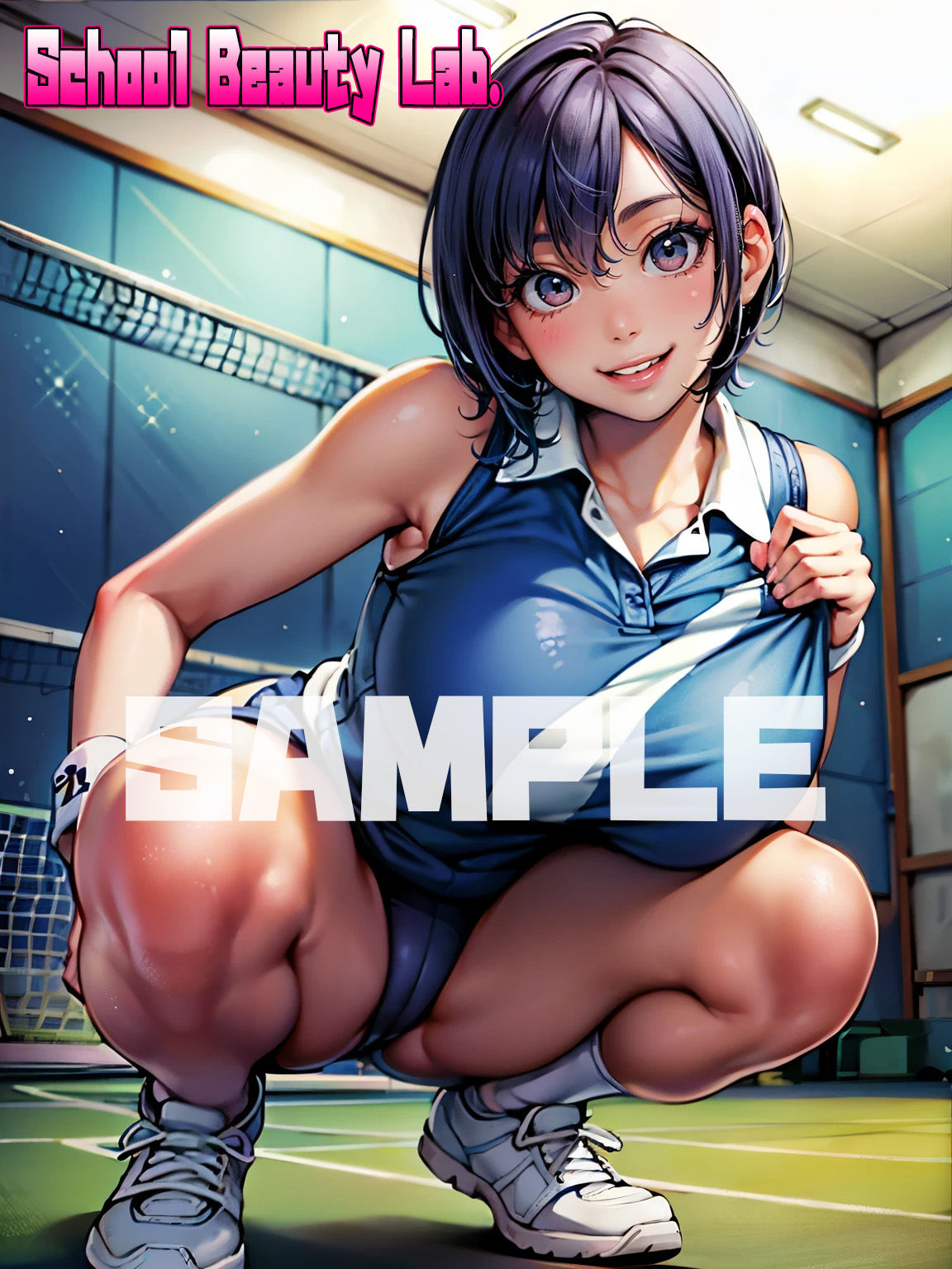 サンプル画像1:誘惑してくるテニス部(School Beauty Lab.) [d_454978]