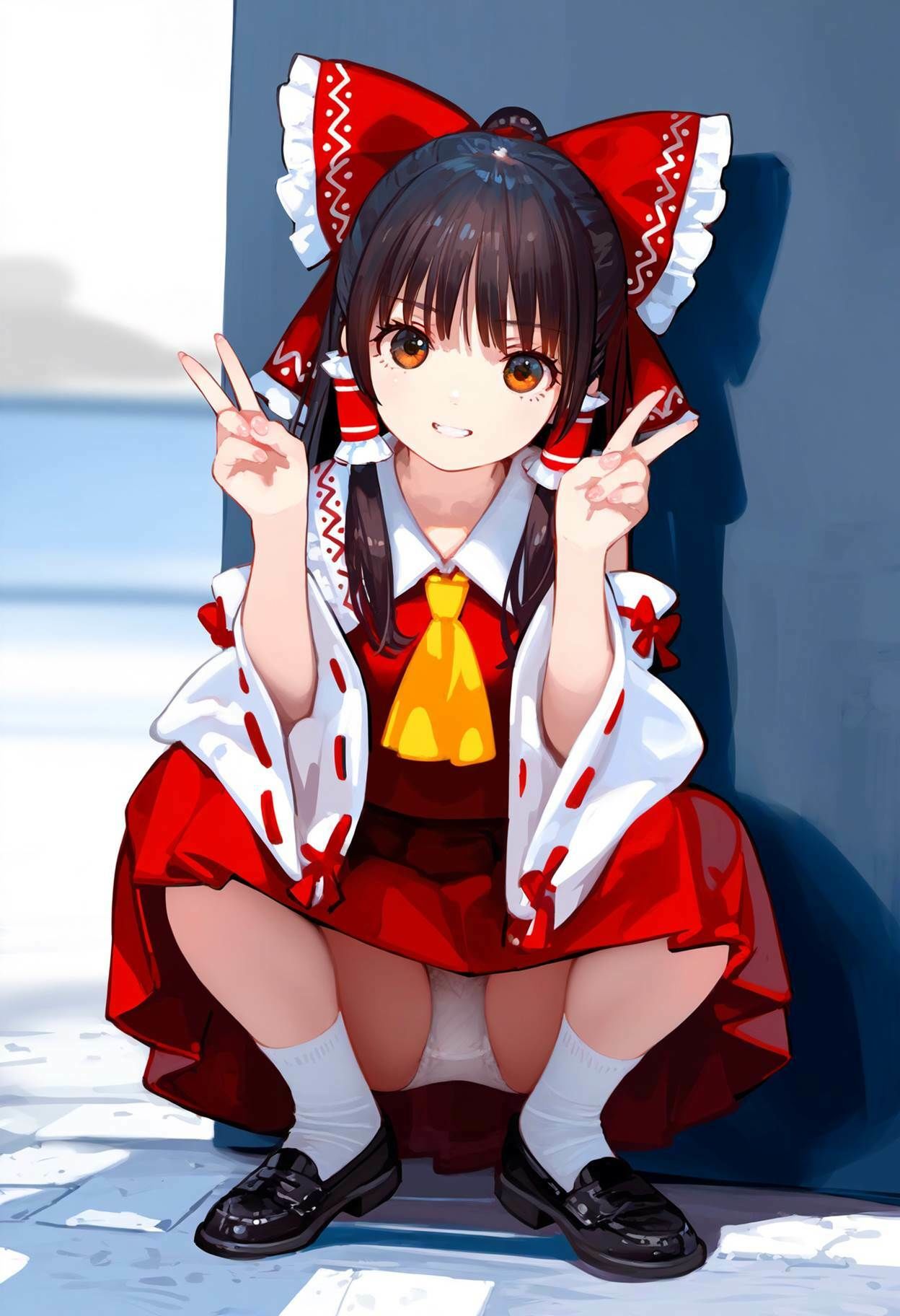 サンプル画像4:博麗霊夢 大量ぱんつ(ちゅりのおぱんつ研究所) [d_455019]