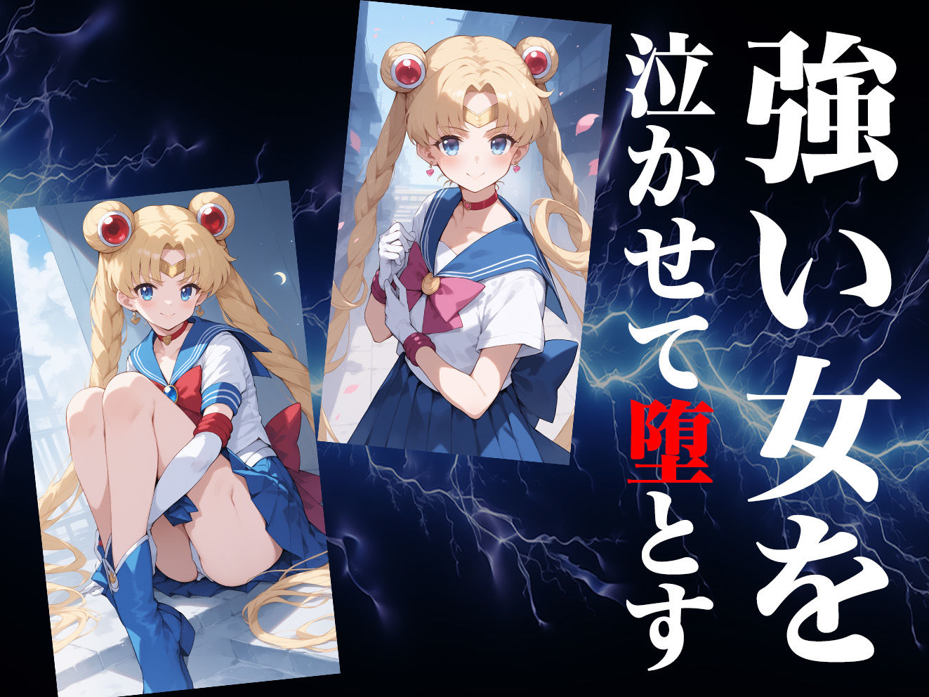 サンプル画像1:ヒロイン敗北号泣輪●〜セー○ームーン・月野う○ぎ編〜○(はくだく工房) [d_455073]