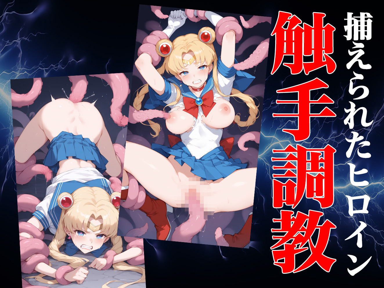 サンプル画像3:ヒロイン敗北号泣輪●〜セー○ームーン・月野う○ぎ編〜○(はくだく工房) [d_455073]