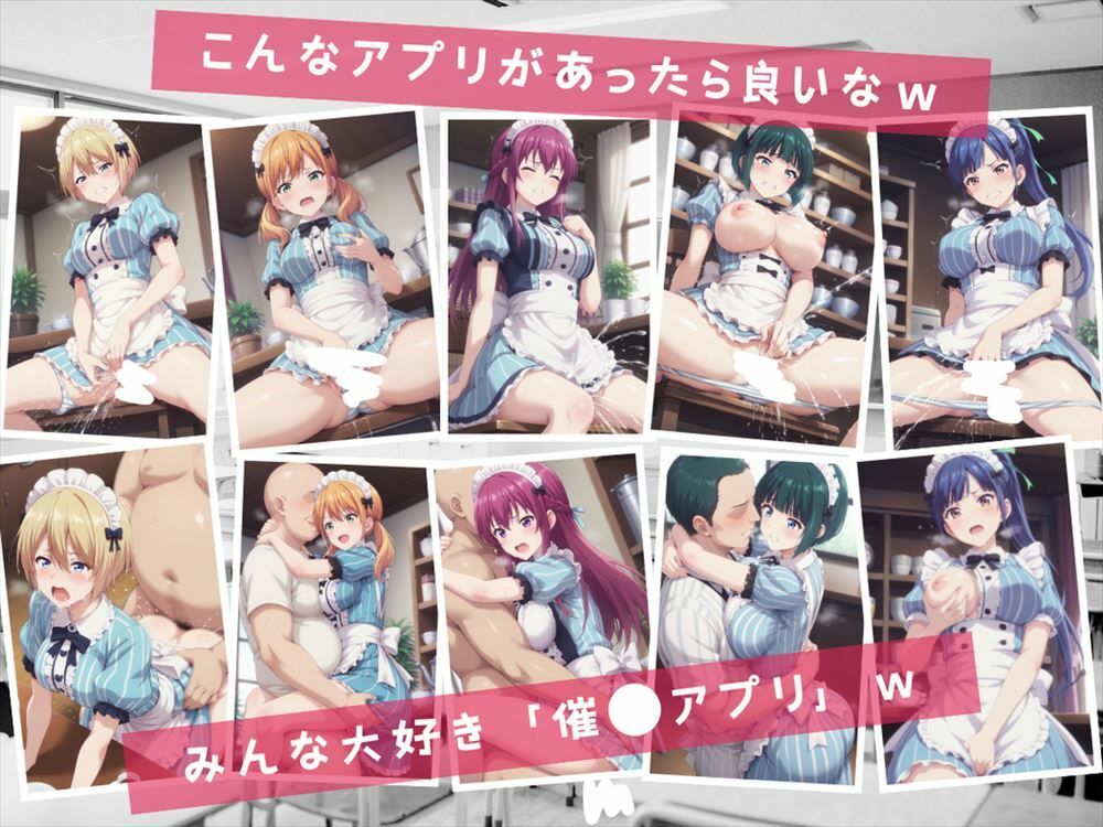 サンプル画像3:寝取られた女神 〜メイド服編〜(もふもふピクセルズ) [d_455121]