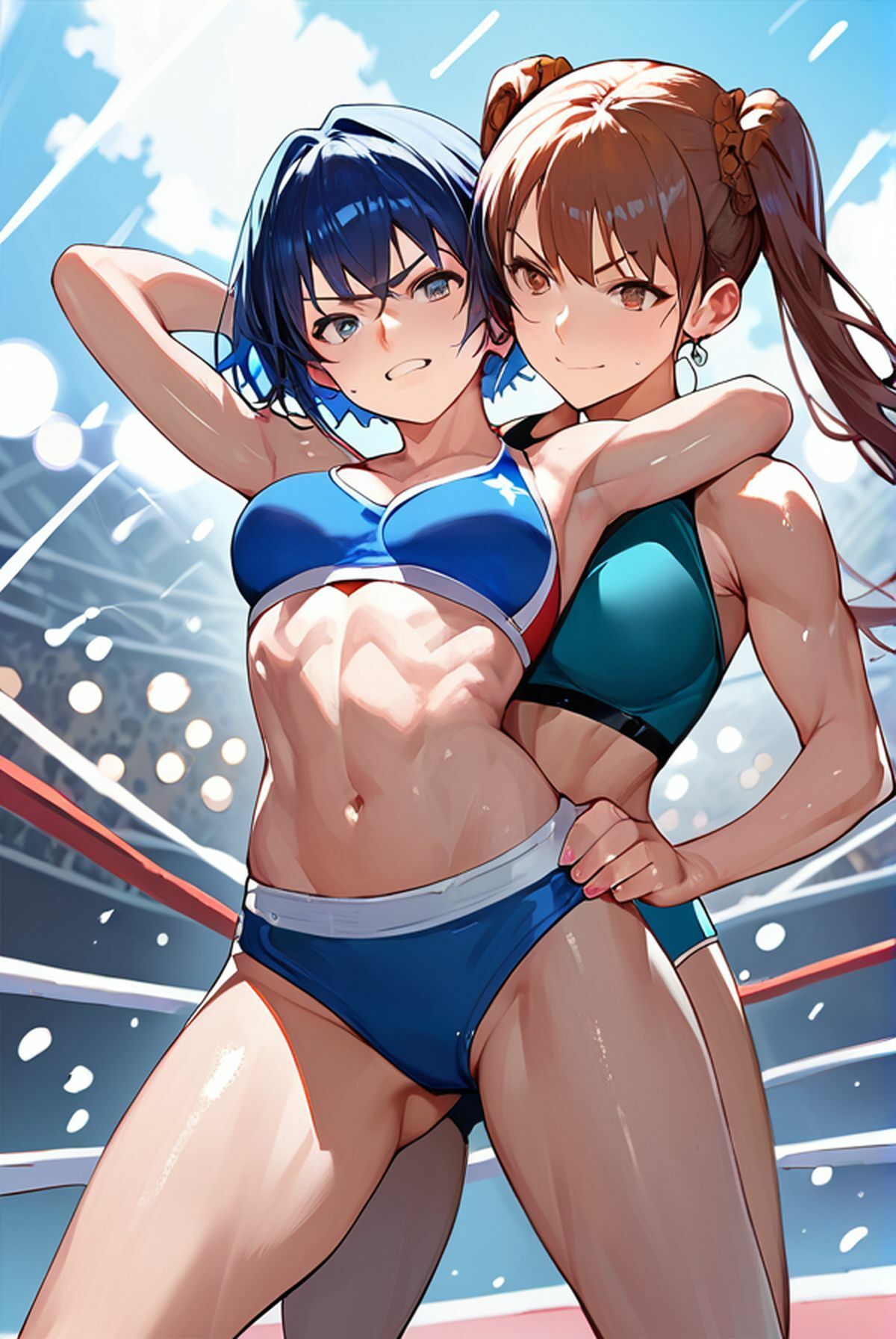 サンプル画像3:極悪女王たち 前編〜ガールズ戦〜フェティッシュ宣言（10）(ailoveproject) [d_455181]