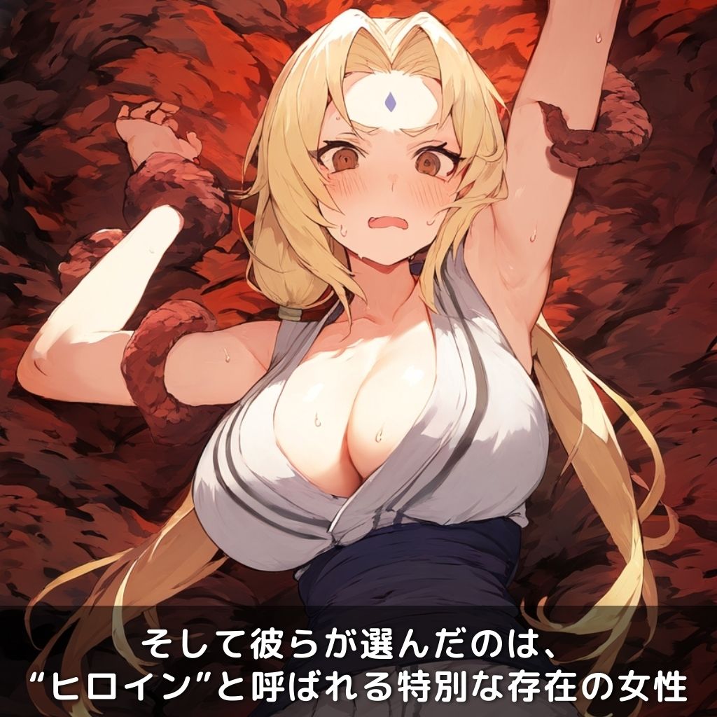 サンプル画像2:快楽生命体の触手で某忍の里のヒロインがイッてもイッてもオマンコを無限にグボグボほじくられ壊れるまでイカされるお話【NARUTO/ツナデ編】コスプレエッチ収録版【本編162枚×おまけ280枚】(さいばーこれくしょん) [d_455233]