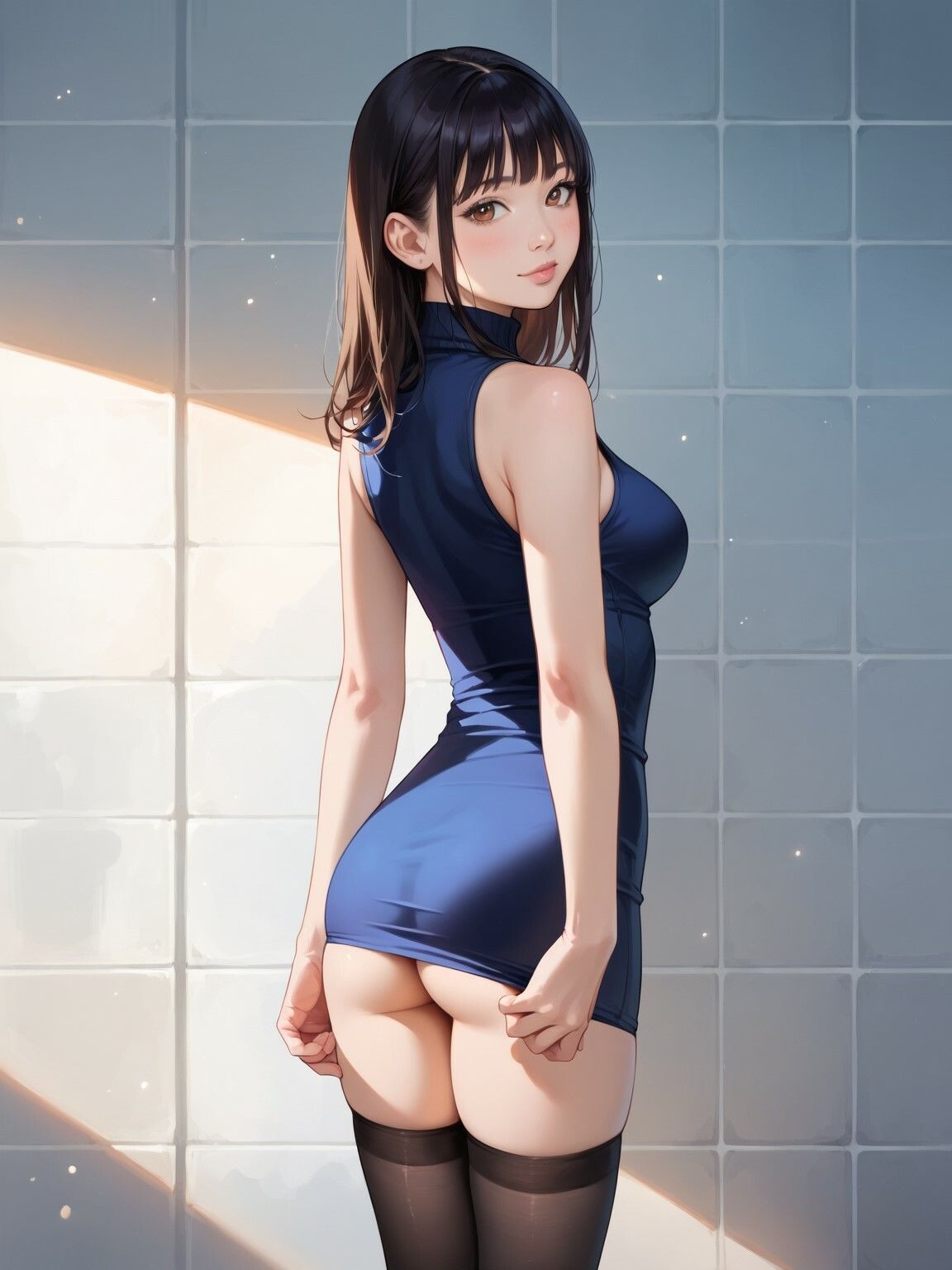 サンプル画像3:公衆トイレで誘惑してくる痴女(JiroJohn Collection) [d_455316]