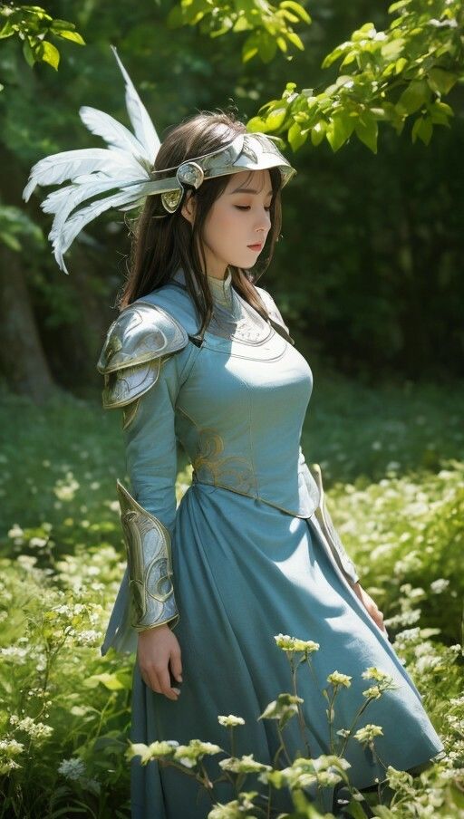 サンプル画像1:戦乙女コスでパシャリ写真集(666のAI美女倶楽部) [d_455363]