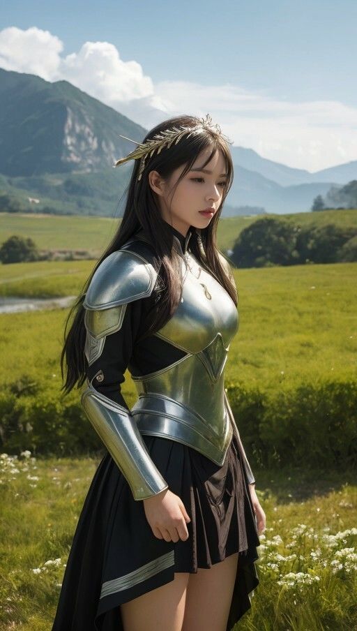 サンプル画像2:戦乙女コスでパシャリ写真集(666のAI美女倶楽部) [d_455363]