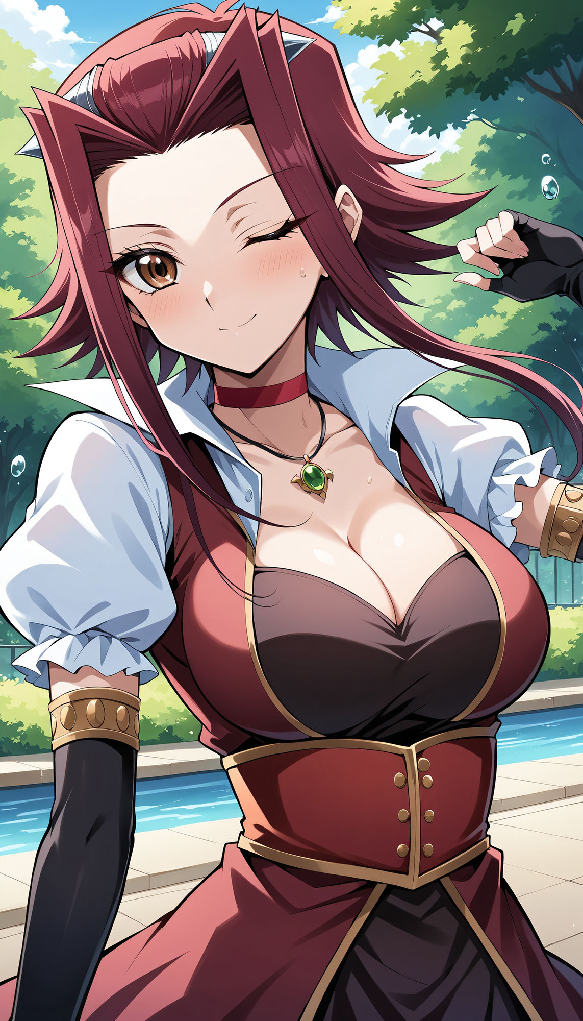 サンプル画像1:十六夜アキ（遊☆戯☆王）のエロCG集！(農地改革) [d_455409]