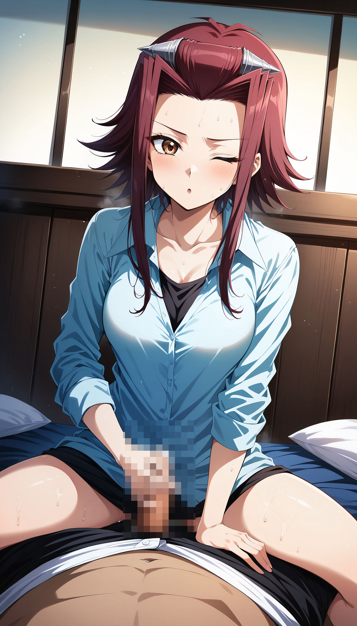 サンプル画像4:十六夜アキ（遊☆戯☆王）のエロCG集！(農地改革) [d_455409]