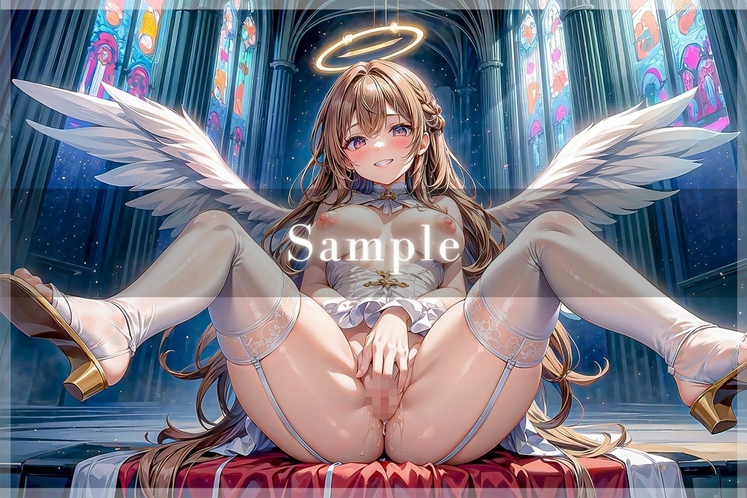 サンプル画像2:【お試しVer♪】えっち大好き！むちゅむちゅ天使ちゃん♪(えいあいどぉる) [d_455435]