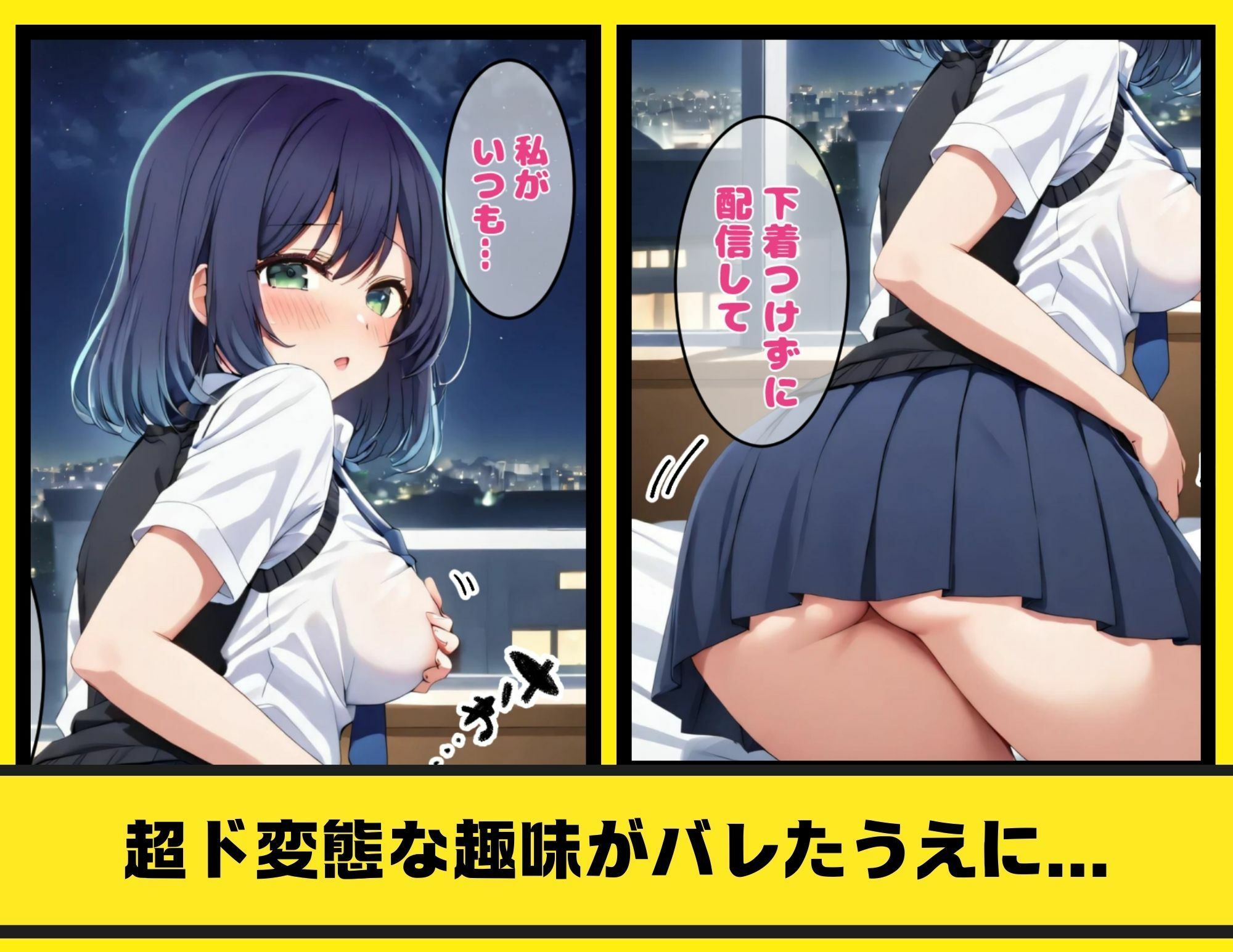 サンプル画像4:【セリフ付き90P＋α】黒川あ◯ねのリアルタイムど変態オナバレ配信事故ストーリー【推◯の子】(まくら9LOVE) [d_455451]