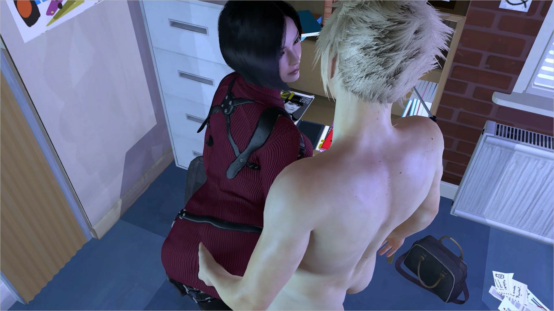 サンプル画像1:【ROMV201】【14分以上】エイダとクラウドの子供部屋セックス「バイオハザード」(ローズ志向) [d_455473]