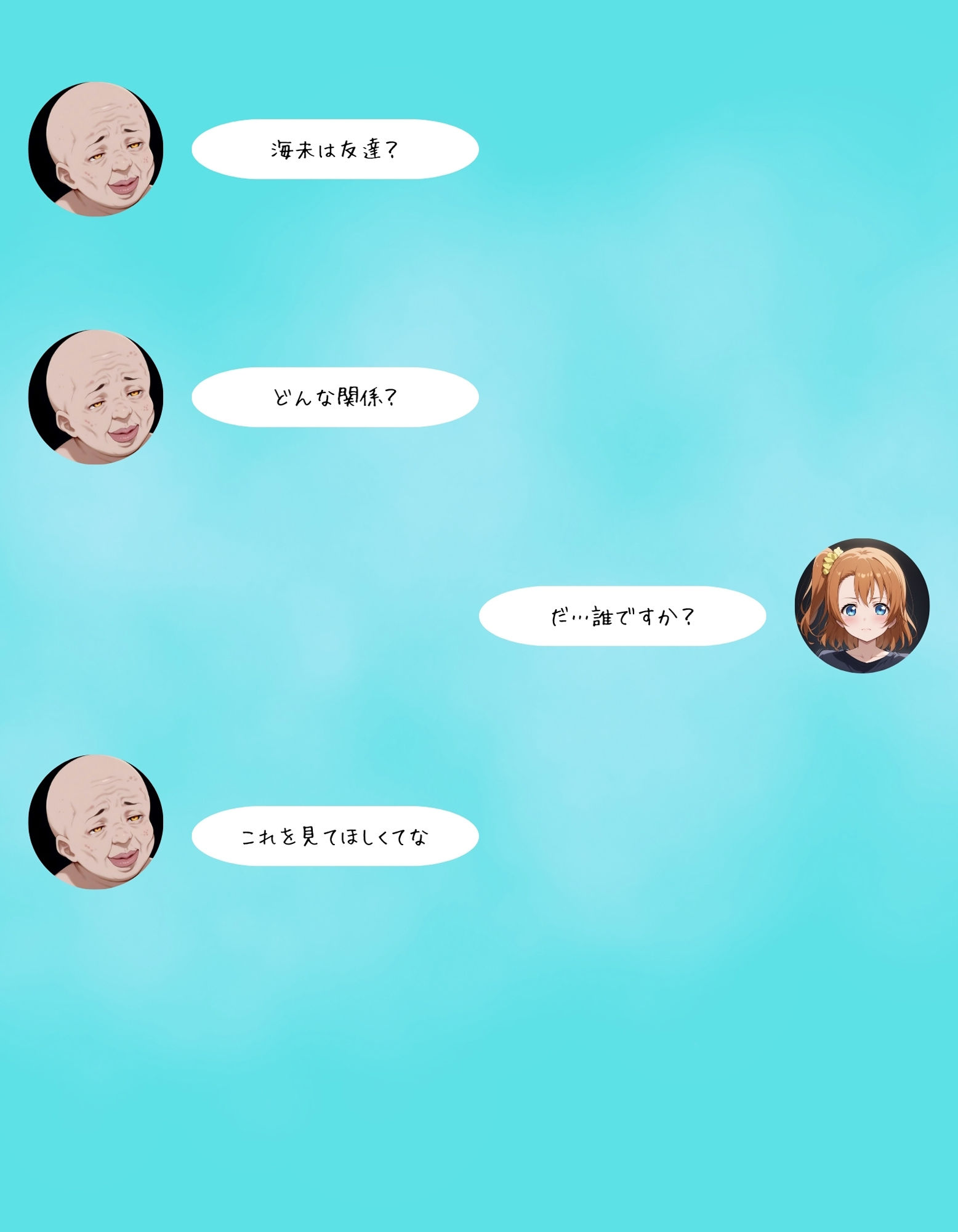 サンプル画像4:ほのうみ百合【文字有り】(エンジニアニメ) [d_455501]