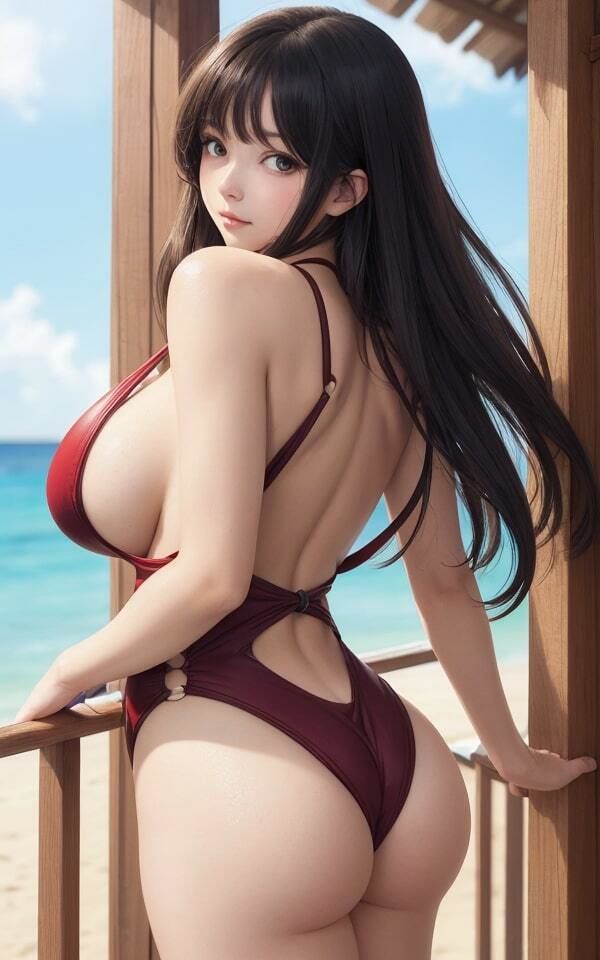 サンプル画像3:お尻まで完璧なグラマラスボディ美女たち(AIラボ) [d_455575]