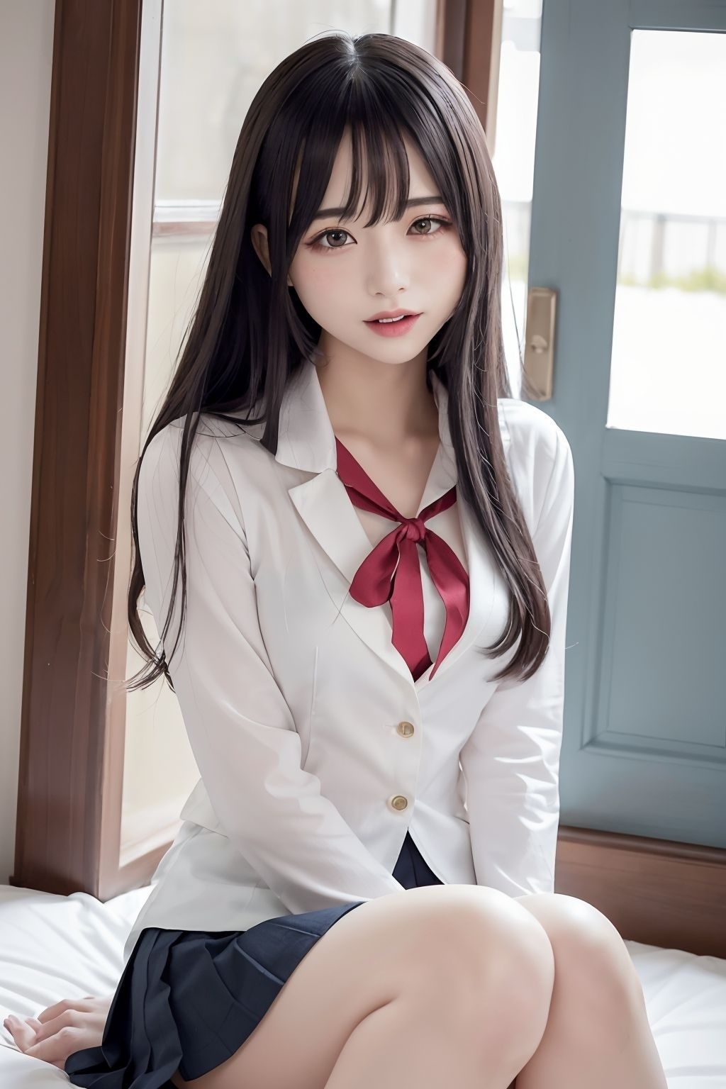 サンプル画像1:帰宅部女子のHな姿(緑坂48) [d_455731]