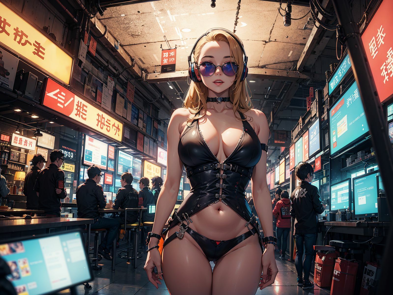 サンプル画像1:cyberpunk girl 01(tyobirin) [d_455736]