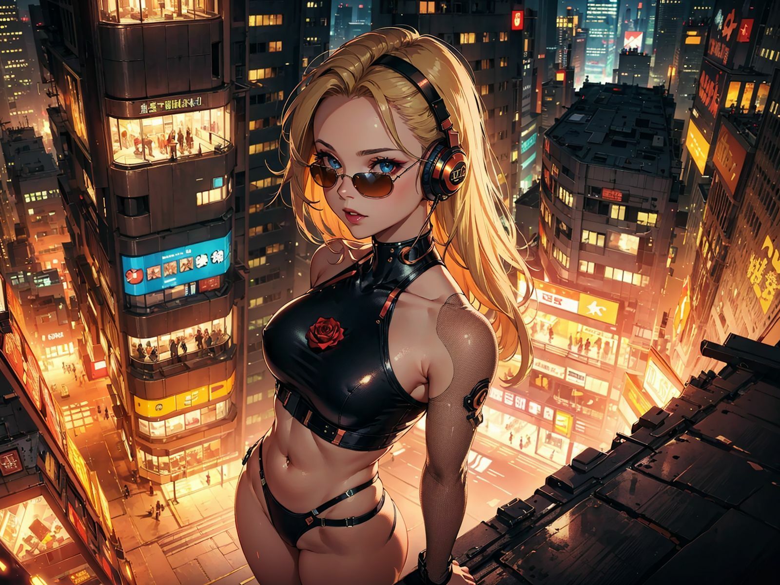 サンプル画像3:cyberpunk girl 01(tyobirin) [d_455736]