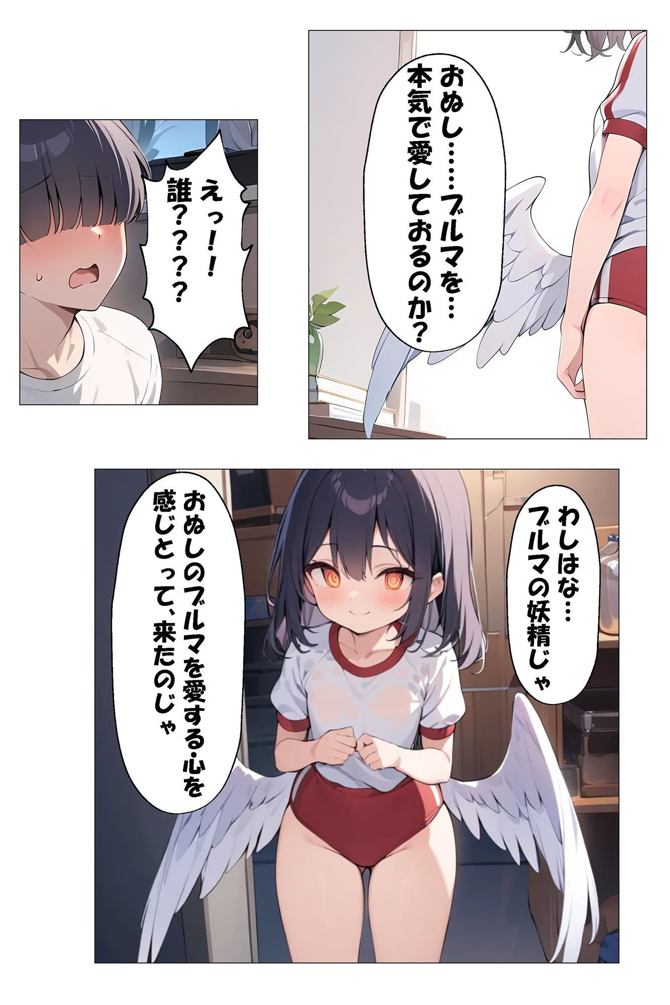 サンプル画像2:巨乳ブルマ学園 ブルマの妖精が現れた(ももぞの亭) [d_455778]