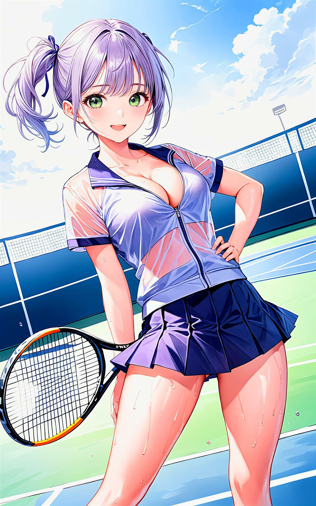 サンプル画像1:エチエチテニス部 テニス部のキャプテンとキメるエチエチサービスエース vol.2(BETA) [d_455814]