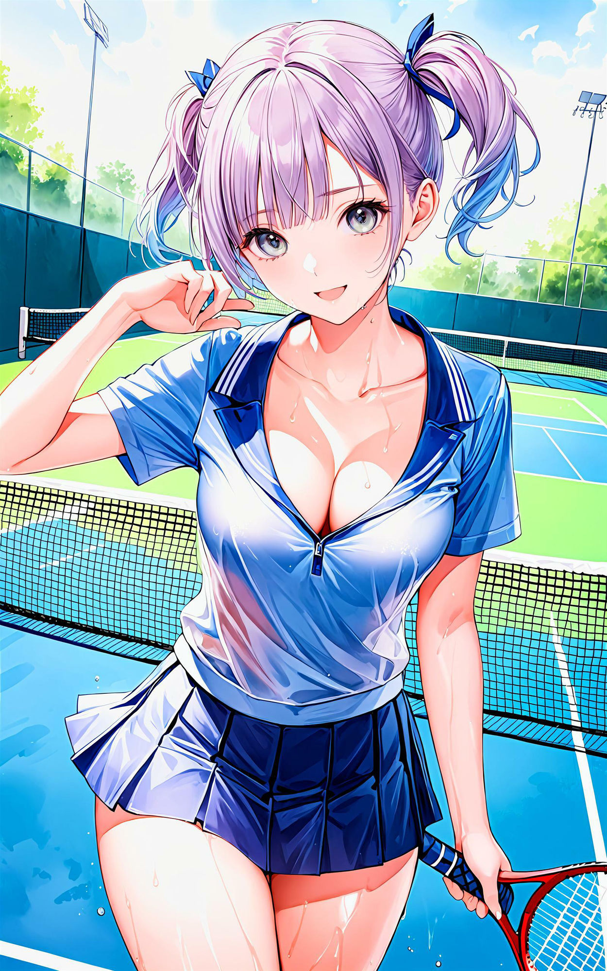 サンプル画像4:エチエチテニス部 テニス部のキャプテンとキメるエチエチサービスエース vol.2(BETA) [d_455814]