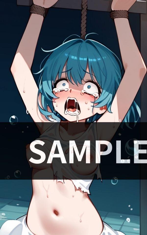 サンプル画像2:絶望少女 縛られた状態で 水に沈められる(プリティヒップ) [d_455861]