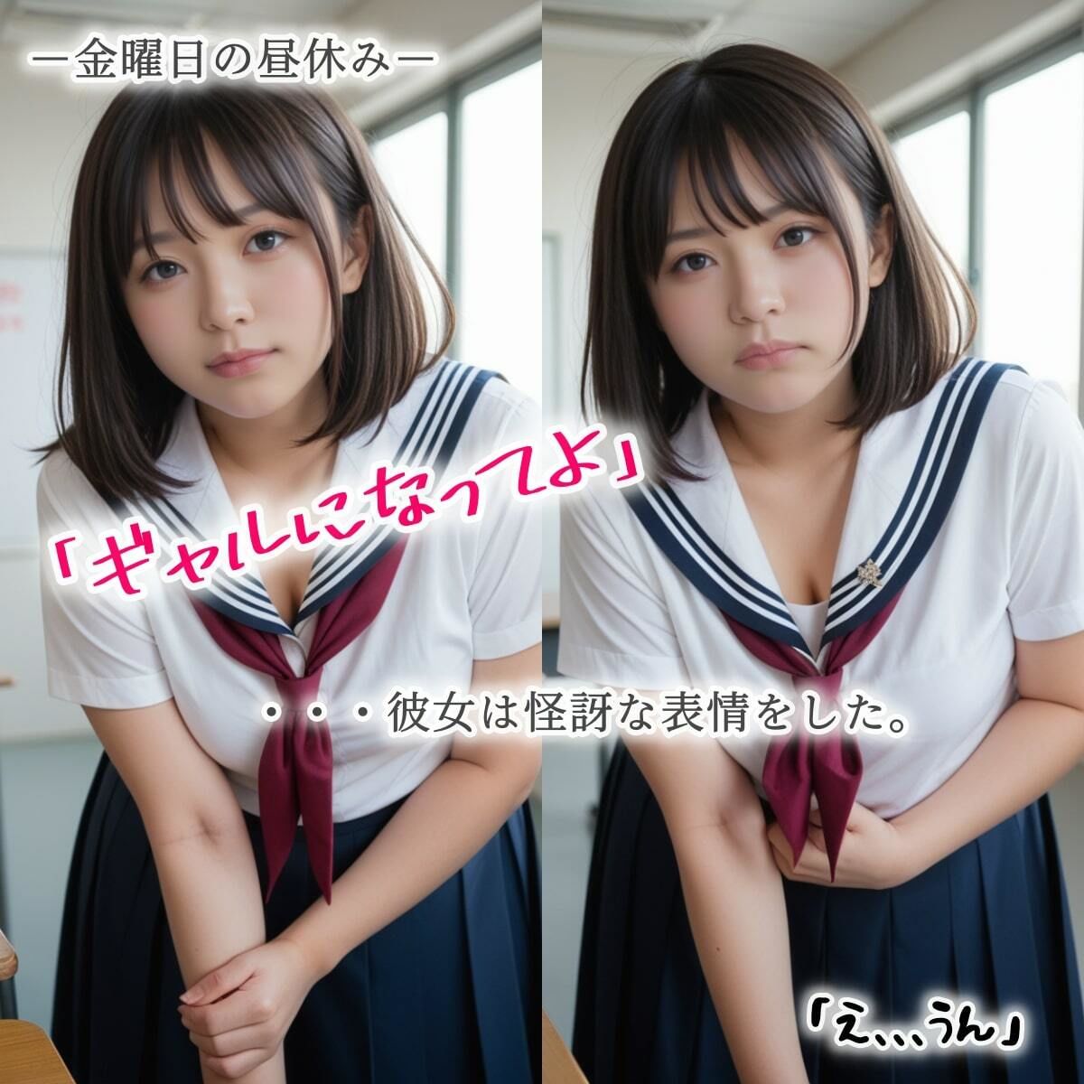 サンプル画像1:いいなりギャル〜更衣室でおま〇こ＆ぶっかけ〜(ぷよんぷよんスライム) [d_455862]