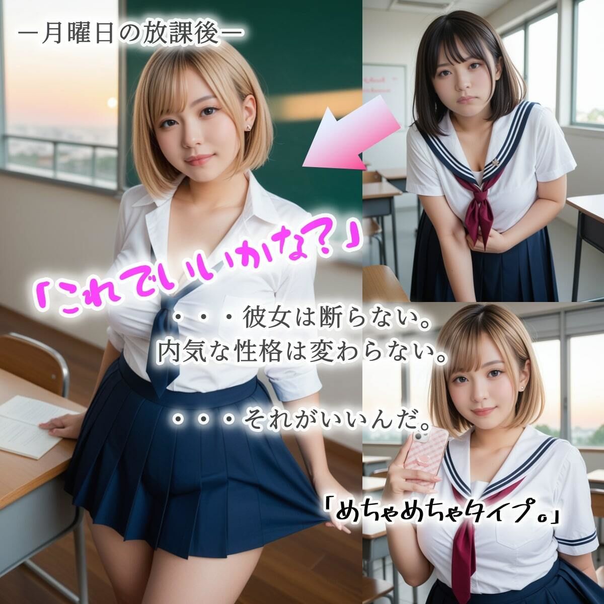 サンプル画像2:いいなりギャル〜更衣室でおま〇こ＆ぶっかけ〜(ぷよんぷよんスライム) [d_455862]