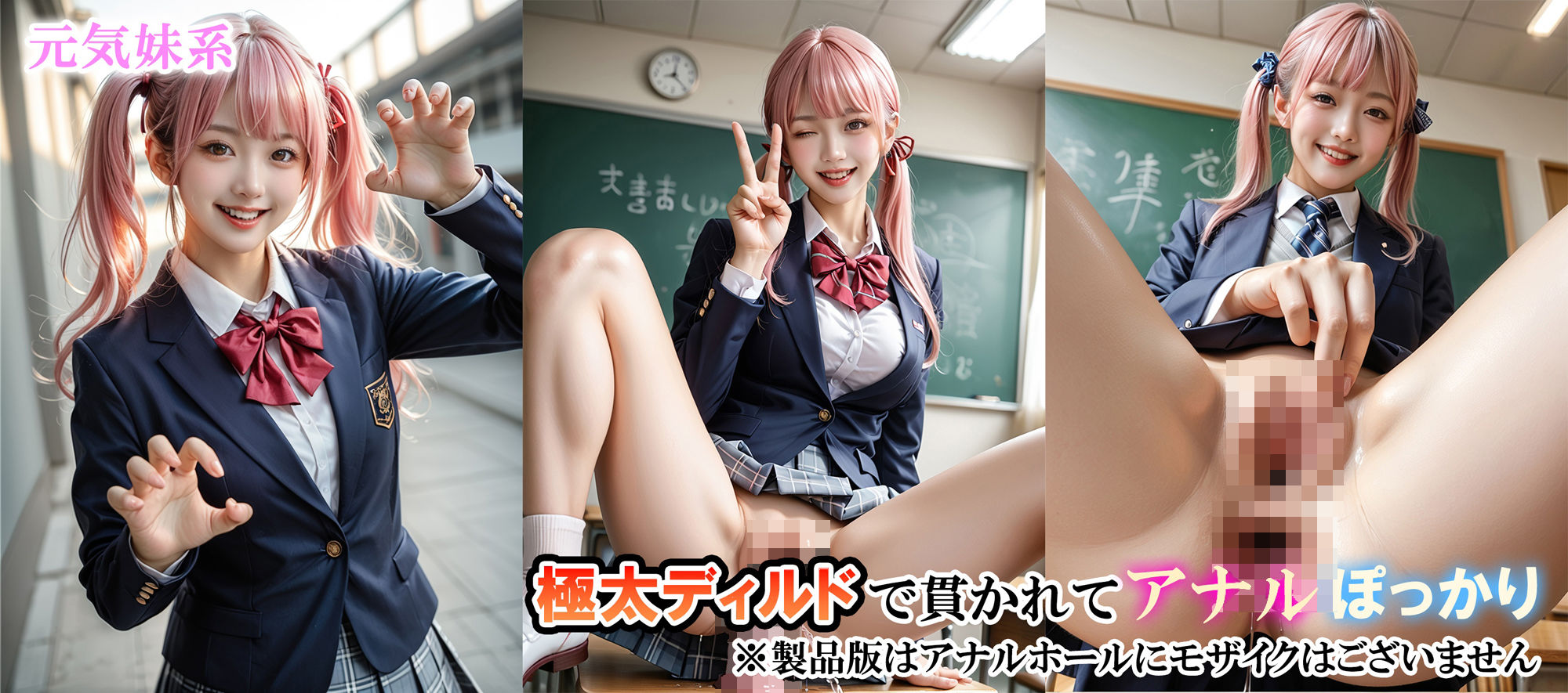 サンプル画像2:韓国系女子 極太ディルド アナル拡張 開発後のケツ穴見せつけ(sawamurajapan) [d_456004]