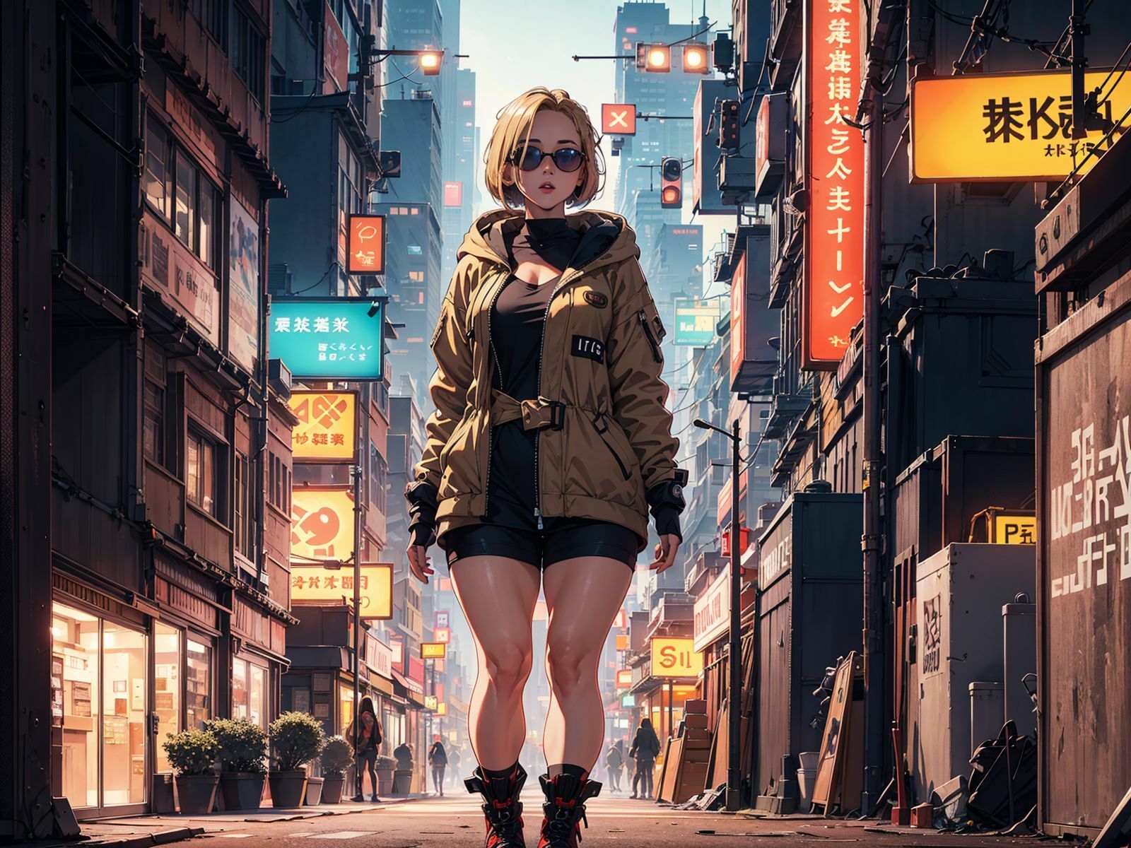 サンプル画像1:cyberpunk girl 02(tyobirin) [d_456118]