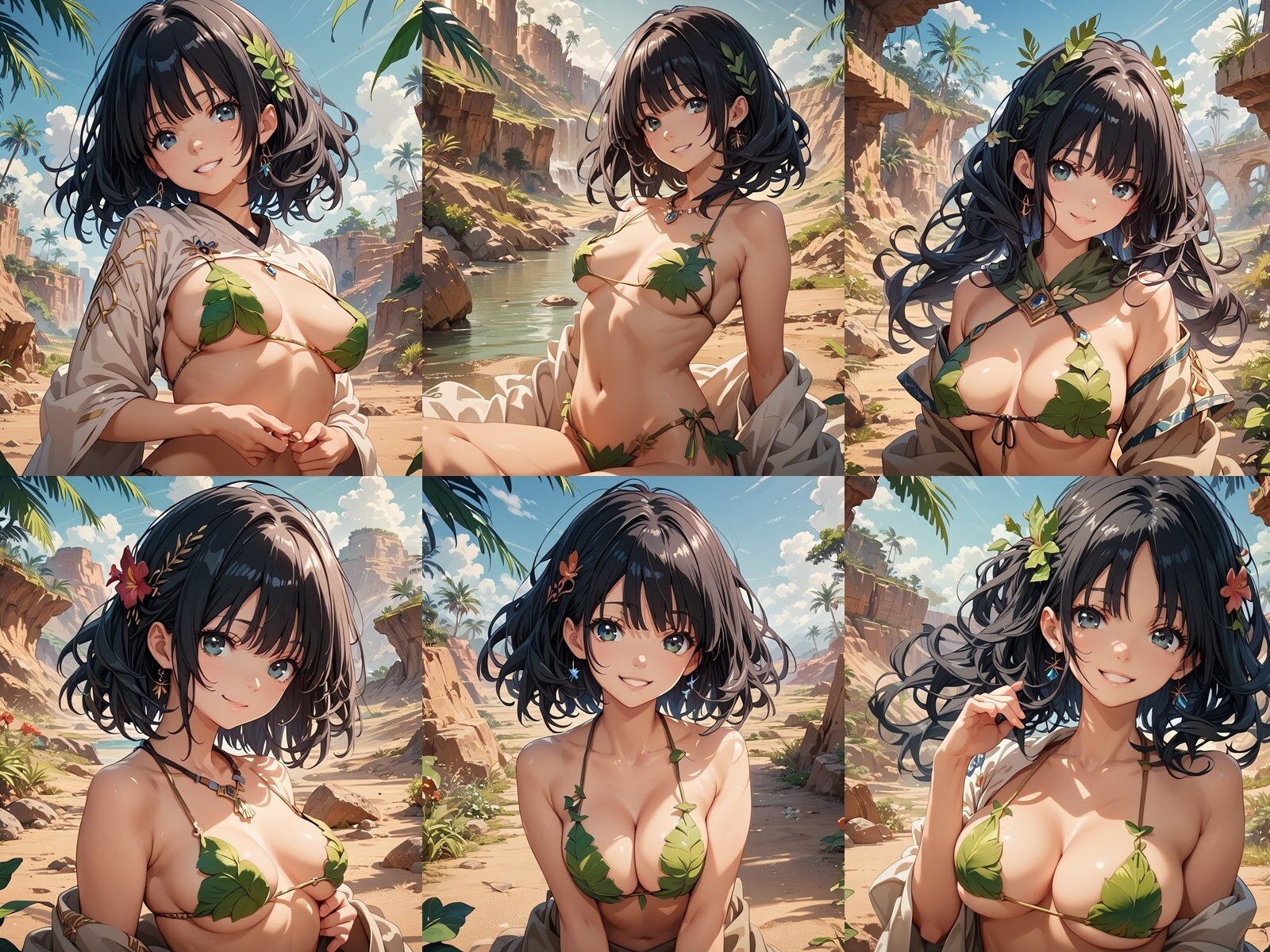 サンプル画像1:無人島で黒髪JKが中出しセックスでビッチになりアヘ顔をキメた件(ビッチ化計画) [d_456167]